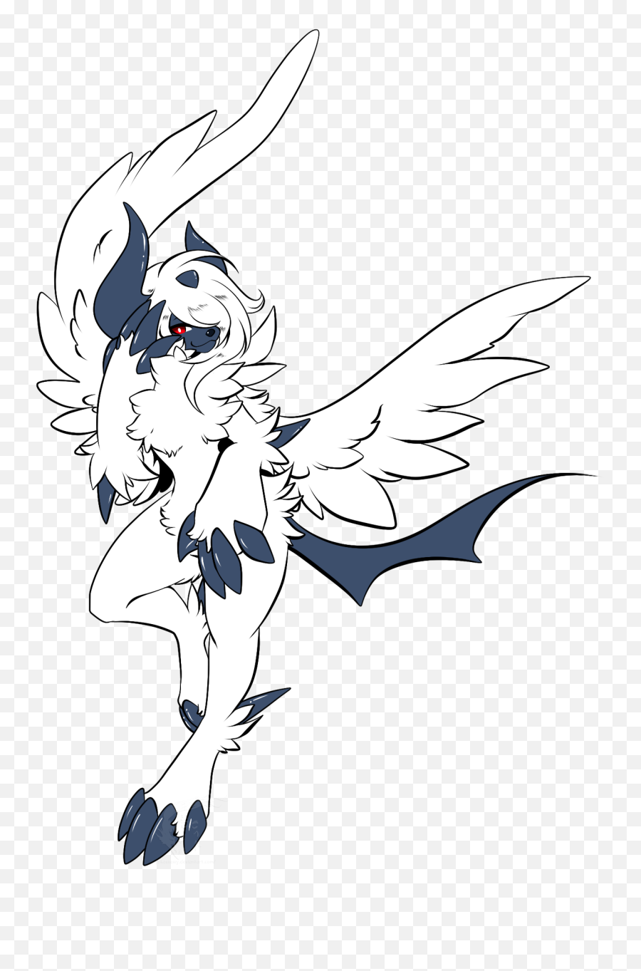 Super Absol By Yokosnowy - Fur Affinity Dot Net Mythical Creature Png,Absol Png