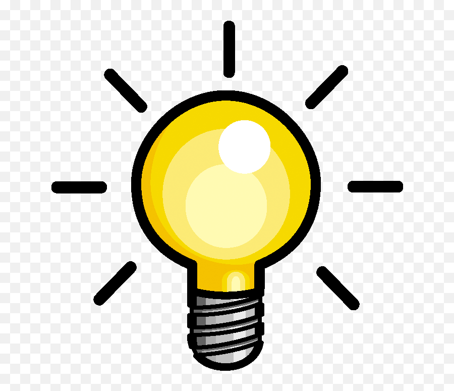 Free Light Bulb Clipart Transparent - Light Bulb Cartoon Transparent Png,Lightbulb Clipart Transparent