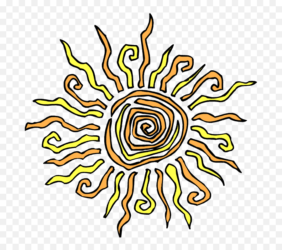 Download Hd Spiral Sun Png - Sun Clipart,Sun Clipart Transparent