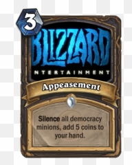 Cool New Card From Activision Blizzard - Chinese Government Hearthstone png
