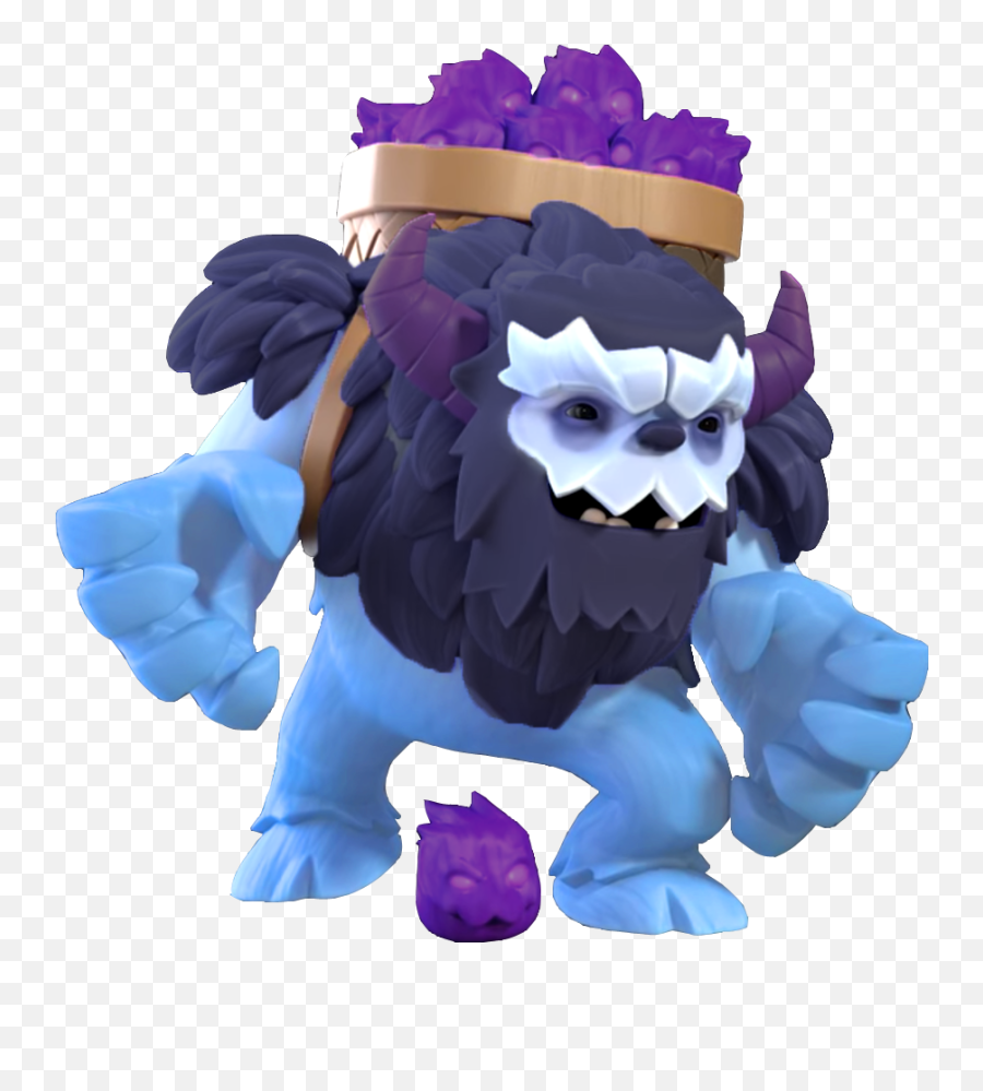 Misci Was Bored And I Decided To Recreate How A Level 3 - Fully Upgraded Yeti Clash Of Clans Png,Yeti Png