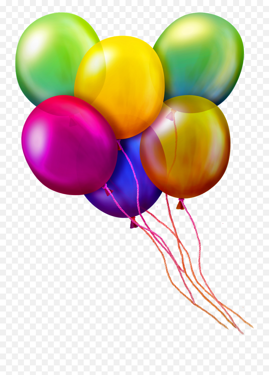 Balloons String Confetti - Birthday Png Tubes,Balloon String Png