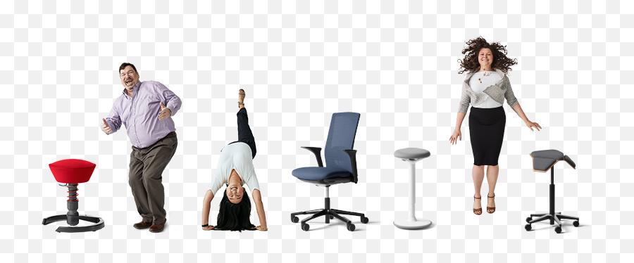 Active Sitting - Fully Office Chair Png,Person Sitting In Chair Back View Png