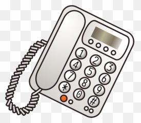Telephone Clipart - With Numbers png