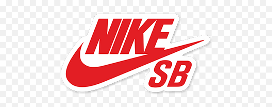 Red Nike Sb Logo Sticker - Sticker Mania Horizontal Png,Independent Trucks Logo