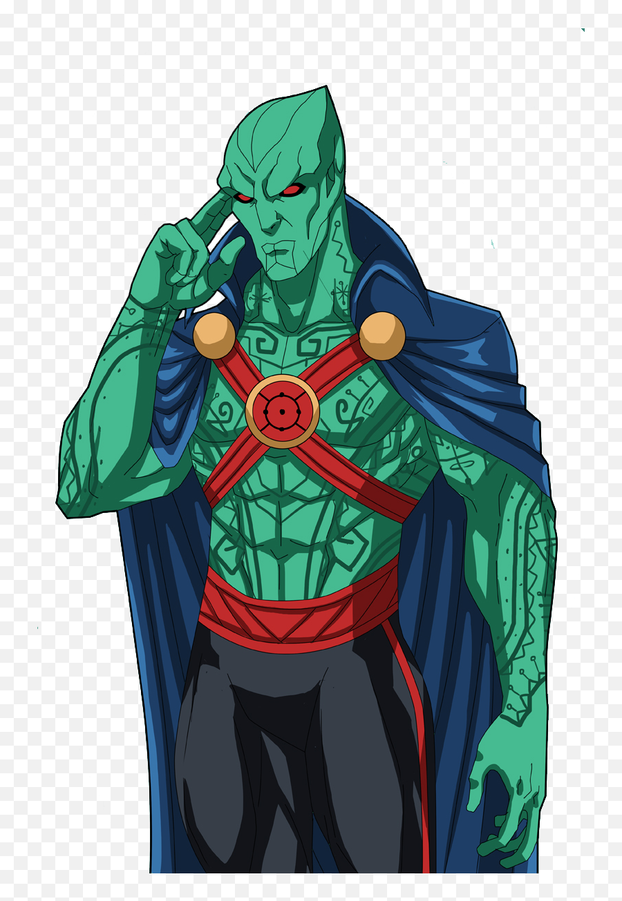 Martian Manhunter - Batman Justice League Phil Cho Art Png,Martian Manhunter Png