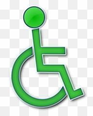 Handicap Symbol Illustration Icon Of Wheelchair Clipart - Cerebral Palsy Png