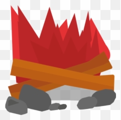 Campfire Camping Free Icon Of Campamento - Horizontal png