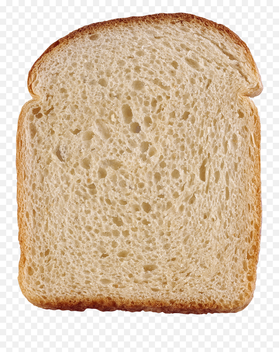 Sliced Bread White Whole Wheat - Whole Wheat Bread One Slice Png,White Bread Png
