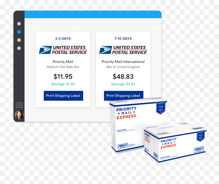 Usps Shipping Software For Ecommerce Veeqo Usa - Vertical Png,Usps Icon Png