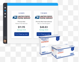 Usps Shipping Software For Ecommerce Veeqo Usa - Vertical png