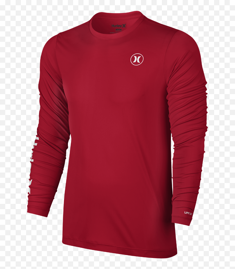 Men T - Shirts Hurley Mens Drifit Icon Long Sleeve Surf Shirt Full Sleeve Png,Fiba Icon