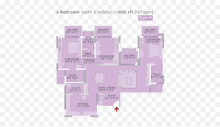 Bangalore Properties February 2010 - Brigade Harmony Floor Plan Png,Dlf Icon Resale