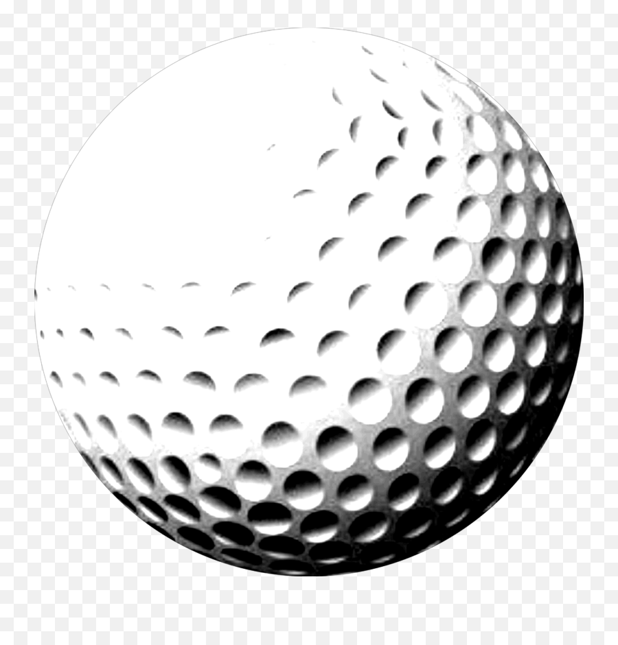 Golf Ball Transparent Background Png - Golf Clipart Black And White,Soccer Ball Transparent