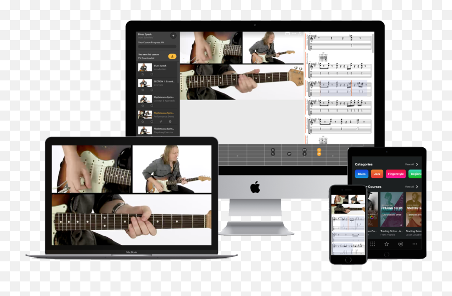 Download The Truefire Mac App - Smart Device Png,Guitar Desktop Icon