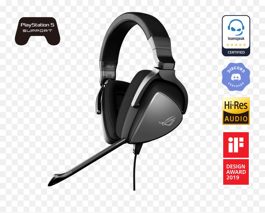 Rog Delta Origin Usb Headsets Gaming U0026 Audio - Rog Delta Gaming Headset Png,R Teamspeak Icon
