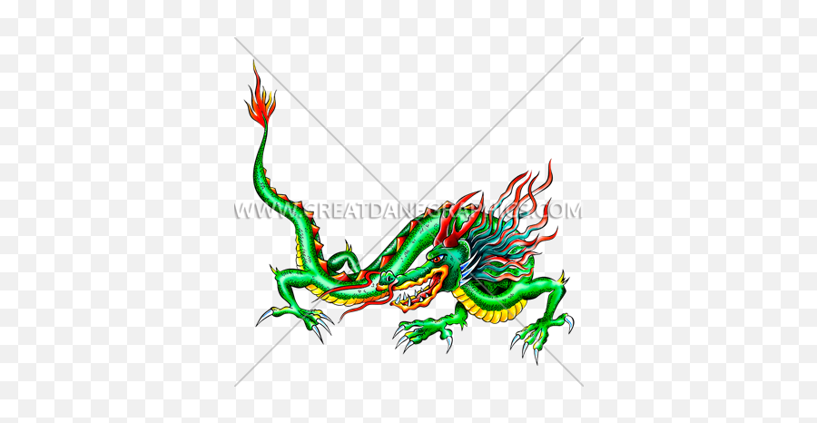 Chinese Dragon Production Ready Artwork For T - Shirt Printing Illustration Png,Chinese Dragon Transparent