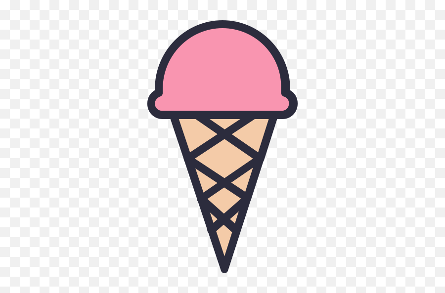 Free Svg Psd Png Eps Ai Icon Font - Ice Cream Cone Icon,Icecream Icon