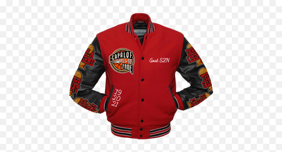Hall Of Fame Album Collection Capalot Apparel - Naismith Memorial Basketball Hall Of Fame Png,Red And Black Icon Jacket