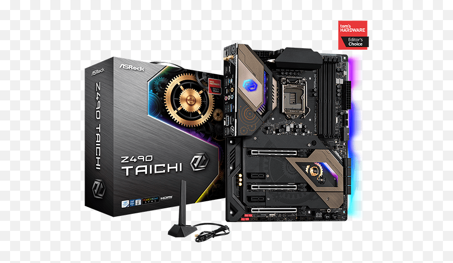 Asrock Z490 Taichi - Asrock Z490 Taichi Lga1200 Z490 Ddr4 Usb3 2 Sata3 Png,Airflow Icon 15 Manual