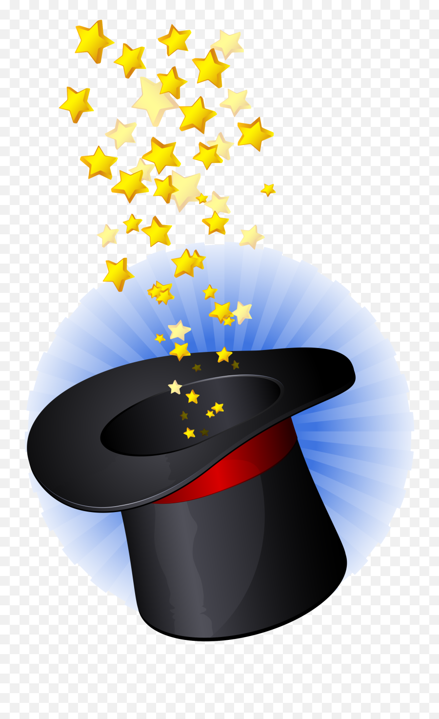 Magic Hat Png Transparent Images - Magic Hat And Wand Png,Magician Png