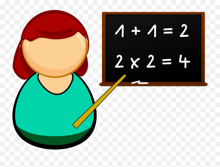 Teacher Png Clipart 11 Image Download Vector - Dibujo Pizarra De Matematicas,Teaching Icon Png