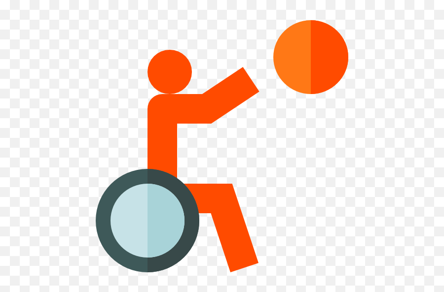 Free Icon Wheelchair Basketball - For Basketball Png,Wheelchair Icon Vector