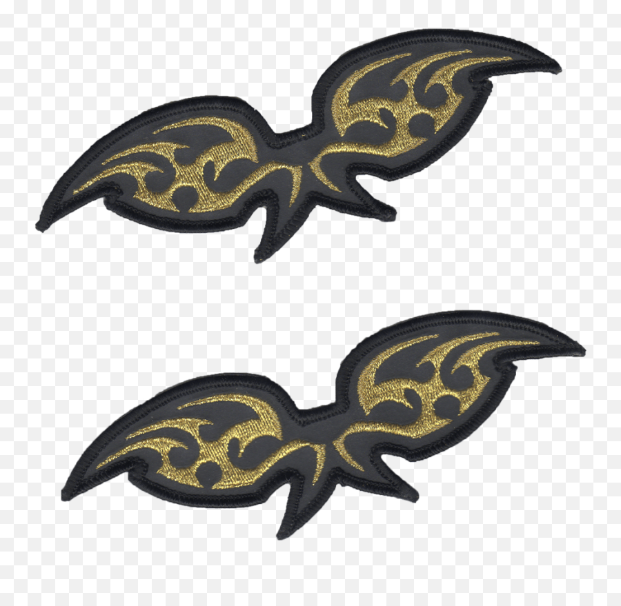 Gold Wings Pair 6 - Embroidered Reflective Patch Nightfire Patches Eagle Png,Gold Wings Png