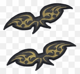 Gold Wings Pair 6 - Embroidered Reflective Patch Nightfire Patches Eagle Png,Gold Wings Png