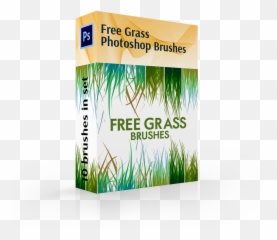 Free Download Grass Brush Photoshop - Book Cover png