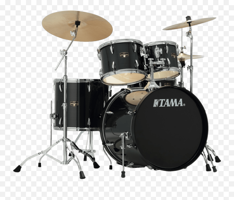 Large Drum Kit Transparent Png - Tama Acoustic Drum Set,Drum Sticks Png