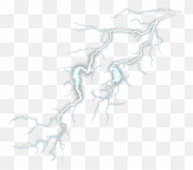 Lightning Electric Weather White - Drawing png