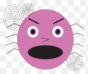 Spider Emoji Scary - Free Vector Graphic On Pixabay Cartoon Png,Creepy Eye Png