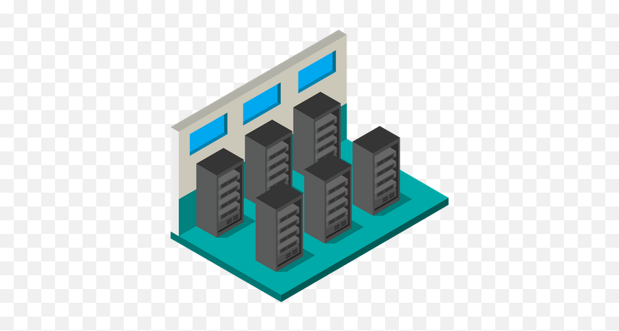 Best Premium Data Server Room Illustration Download In Png - Vertical,Data Server Icon