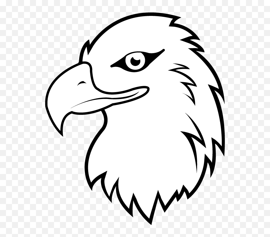Clipart Eagle Black Background Png Head
