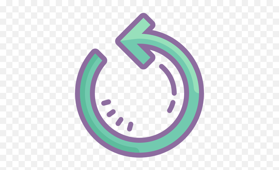 Replay Icon In Cute Color Style - Language Png,Replay Icon Png