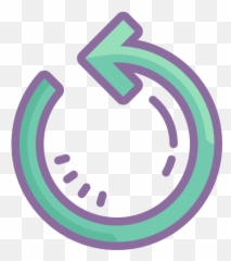 Replay Icon In Cute Color Style - Language png