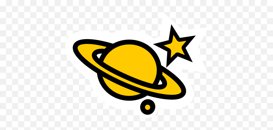 Space Planet Sticker - Space Planet Stars Discover U0026 Share Png,Spatial Icon