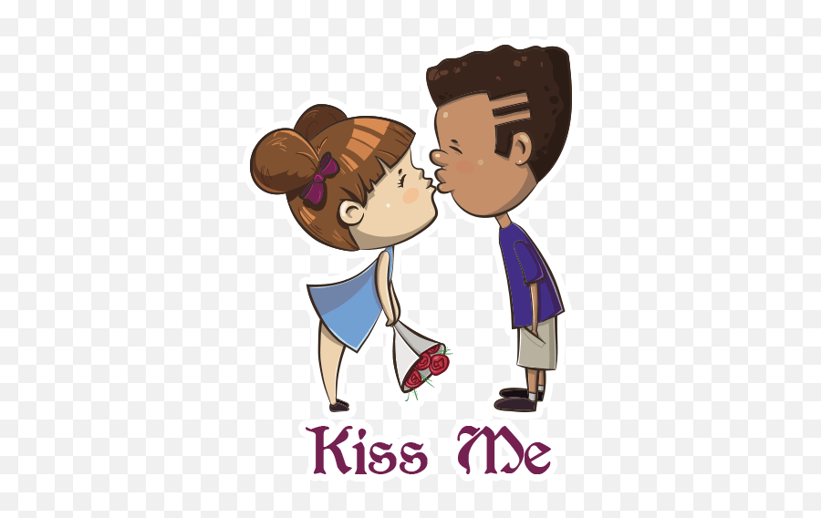 Kiss Day By Marcossoft - Sticker Maker For Whatsapp Png,Kiss Cartoon Icon