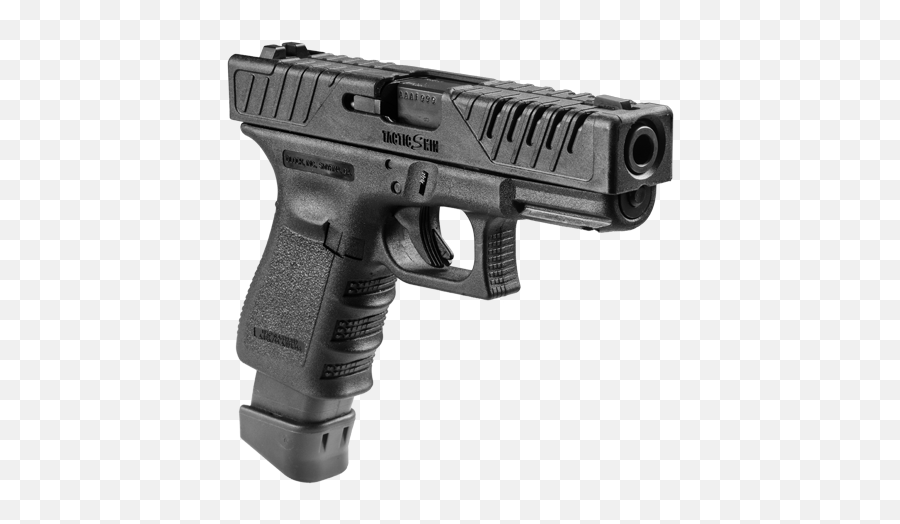 Hand Gun High Quality Png - Fde Slide Glock 19,Hand With Gun Png