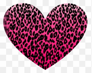 Heart Clipart Leopard Print - Piel De Leopardo Png,Cheetah Print Png