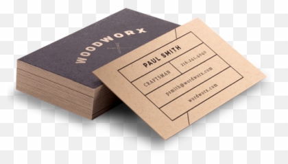 Kraft Business Cards Custom Card Printing - Kraft Paper Png,Business Cards Png