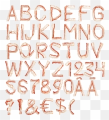 Handmade Fonts - Letters Made Of Roots Png,Bacon Transparent Background