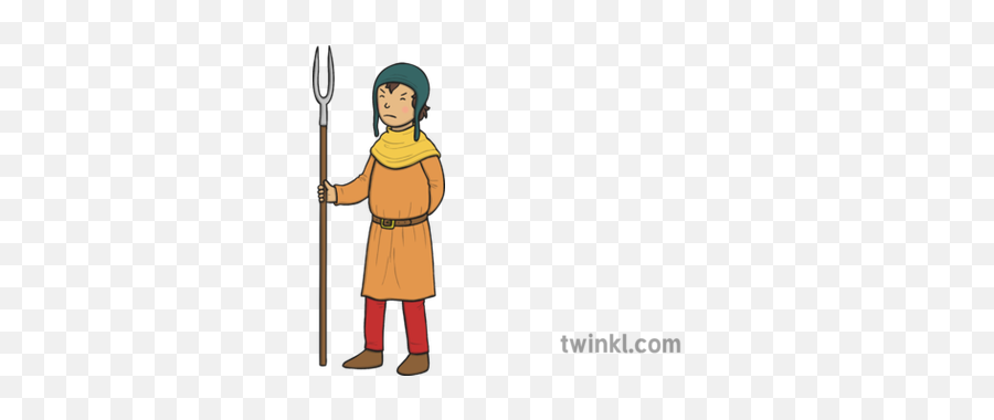 Angry Medieval Man 02 Illustration - Twinkl Medieval Man Illustration Png,Angry Man Png