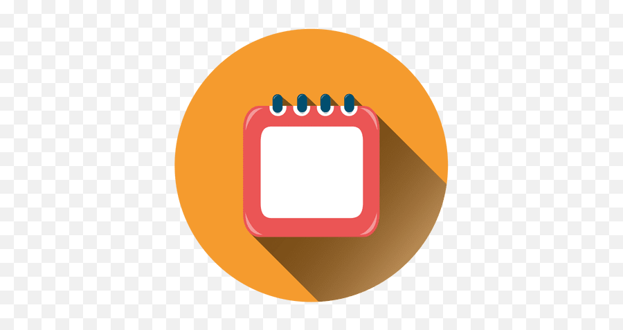 Calendar Circle Icon - Logo Calendar Icon Png,Orange Circle Png