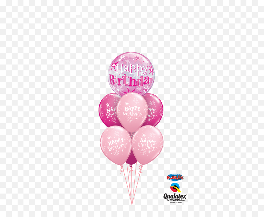 Bubbly Girl - Happy Birthday Pink Balloons Png,Birthday Girl Png