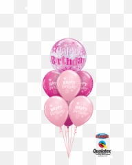 Bubbly Girl - Happy Birthday Pink Balloons Png,Birthday Girl Png