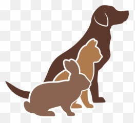 Pets - Dog Cat Rabbit Guinea Pig Mouse Silhouette Full Silhouette Dog And Cat Png,Dog And Cat Png