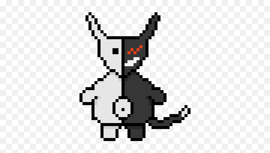 Dragon Monokuma Pixel Art Maker - Green Taiwan Png,Monokuma Png