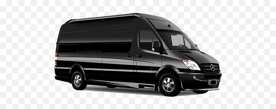 Limos Services Vans And Sprinters Moveo - Black Mercedes Sprinter Bus Png,White Van Png